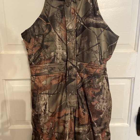 Trail Crest Soft Oak Camo Highland Timber 2 Piece Kid Quiet Hunting Gear Bibs - Picture 7 of 16